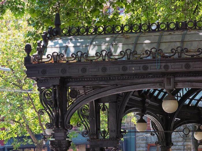 巴洛克風鑄鐵鍍鋅採光罩