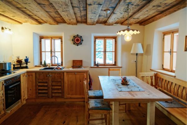 鄉村風格的廚房設計