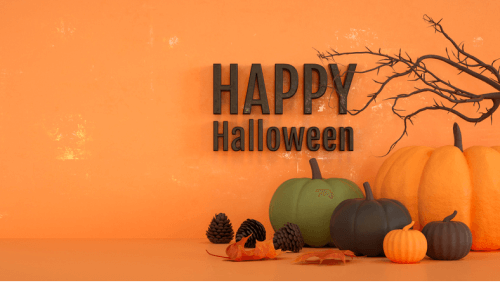 萬聖節活動背板設計