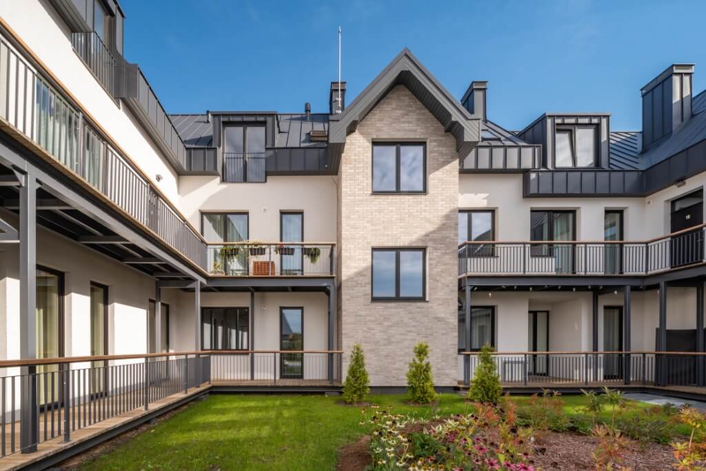 文化石外牆：文化石米色外牆