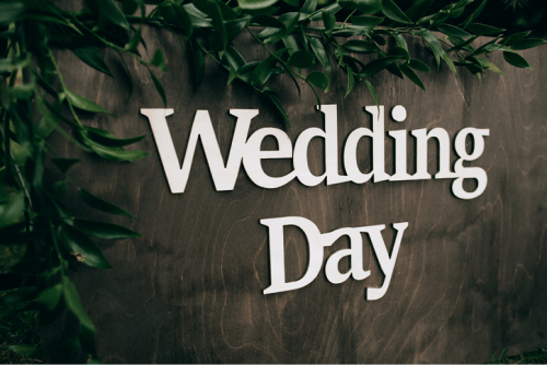 婚禮背板字樣選擇