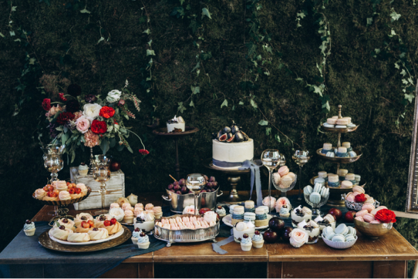 戶外婚禮佈置Candy Bar