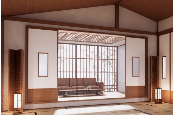 架高木地板和室