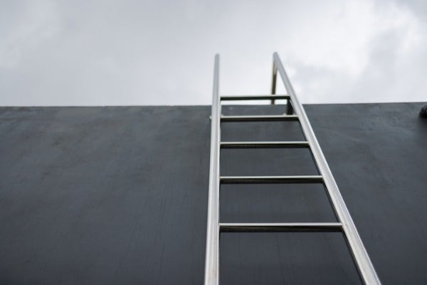 不銹鋼頂樓爬梯