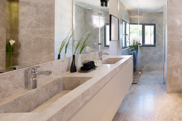 人造石一體式洗手盆