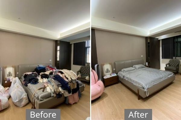 臥室整理對照圖