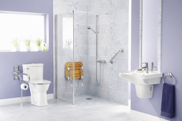 減少浴室內的高低差