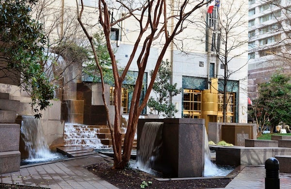 ▲動態水景可以為景觀帶來變化與活力