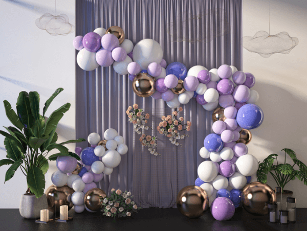 氣球婚禮舞台佈置