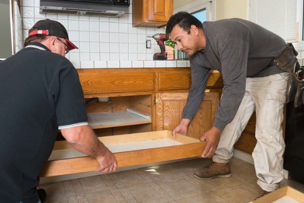 拆除門片與抽屜