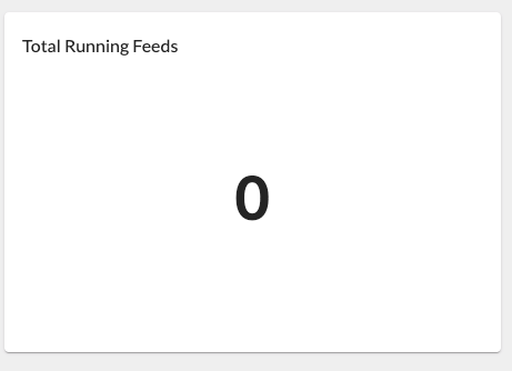 Running Feed Feeds Interface