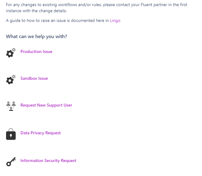 Platform Support Process