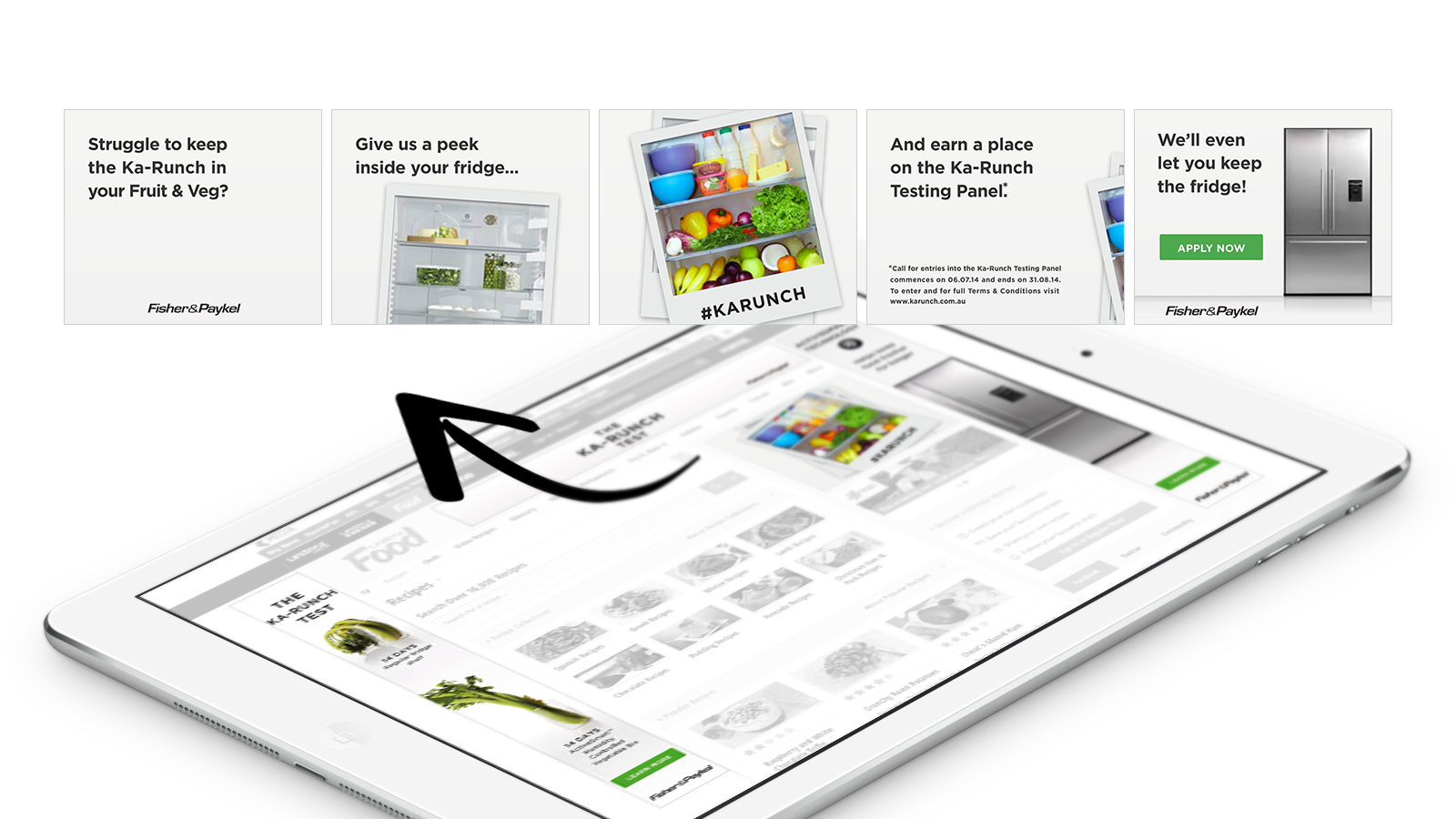 Fisher & Paykel | Ka-runch test display add gallery images | Devotion