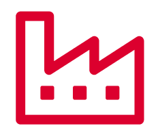 Manufacturing industry icon at Devotion