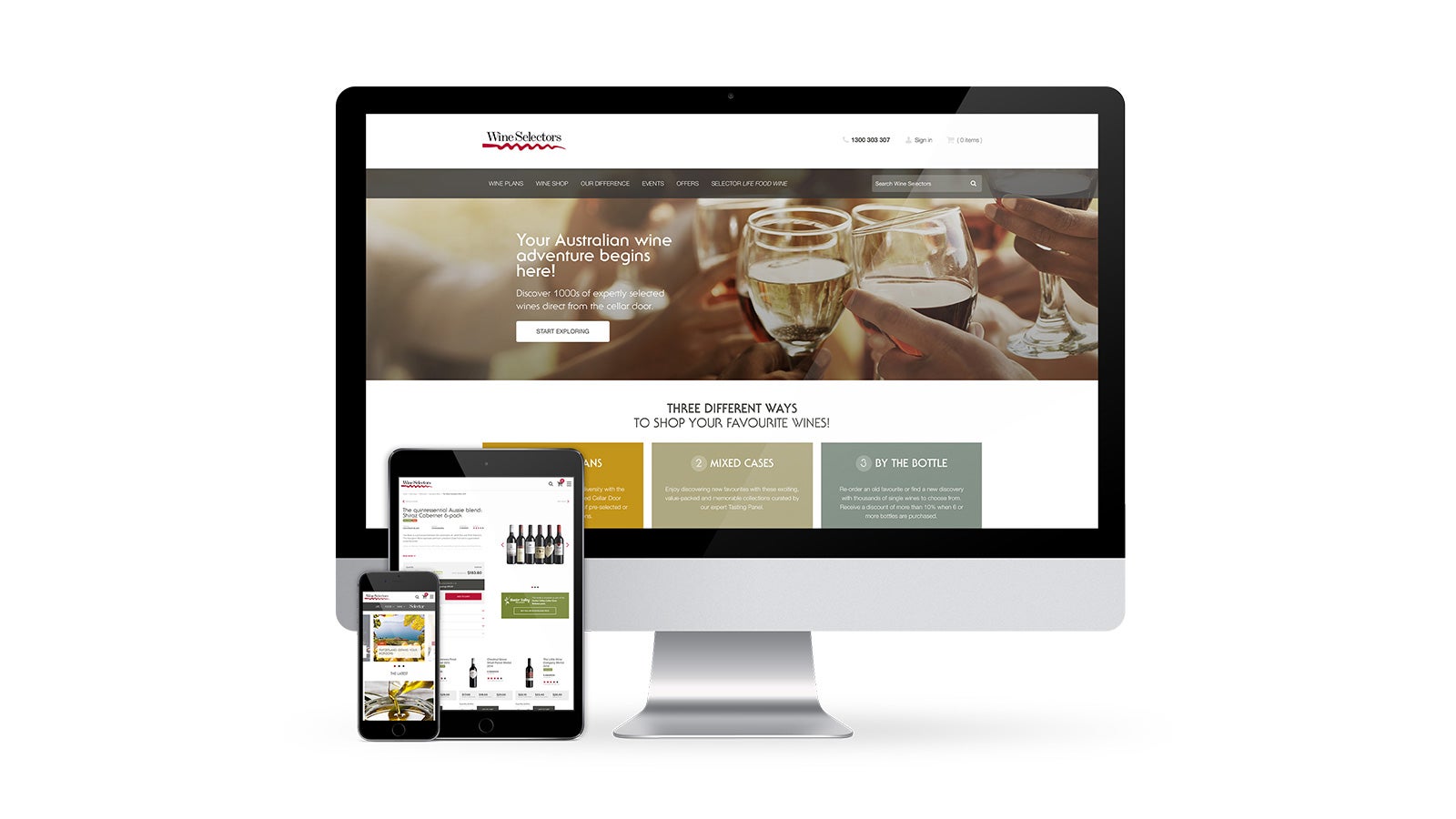 Website Development Wine Selectors Devotion Digital