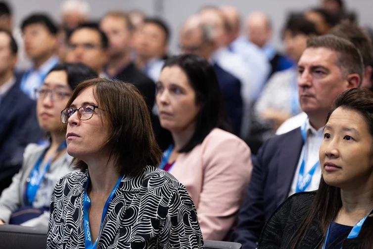 Audience members at Actuaries Institute event