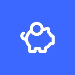 Icon of piggy bank.