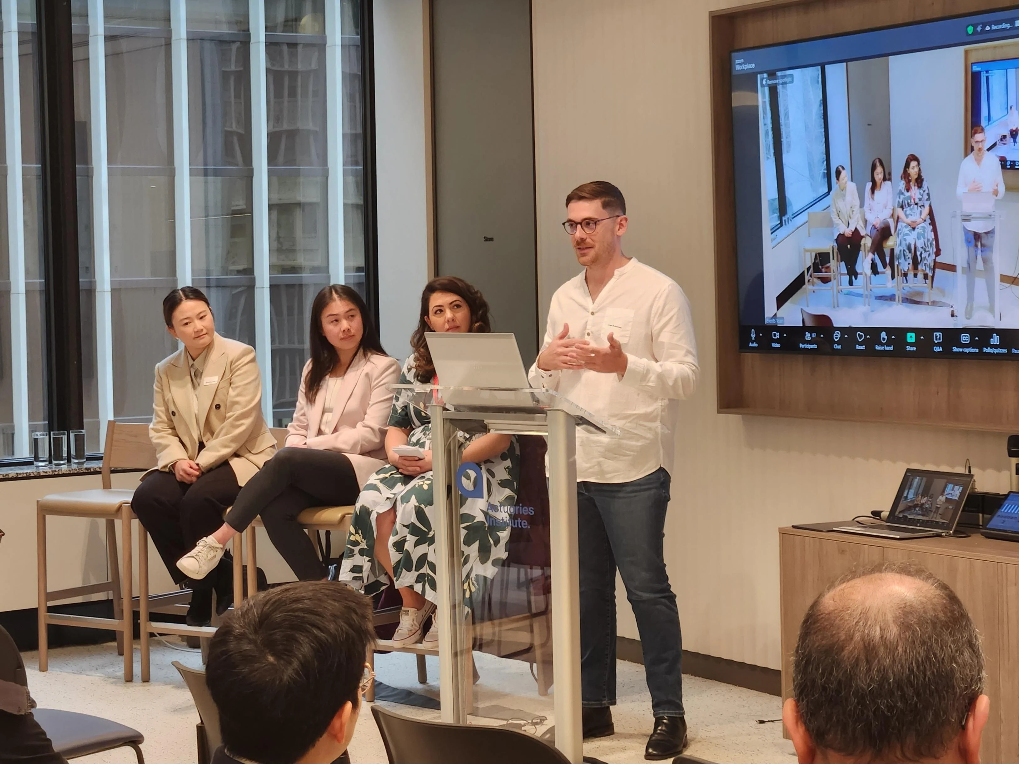 James McAtamney sharing insights on teamwork, leadership and the value of stepping outside the corporate echo chamber