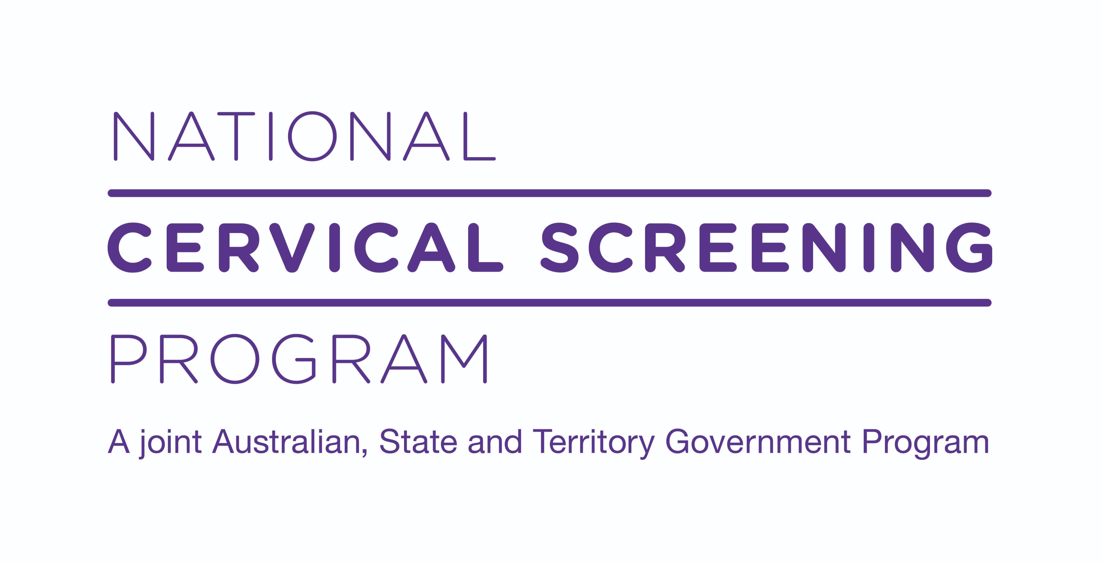 National Cervical Screening Program logo