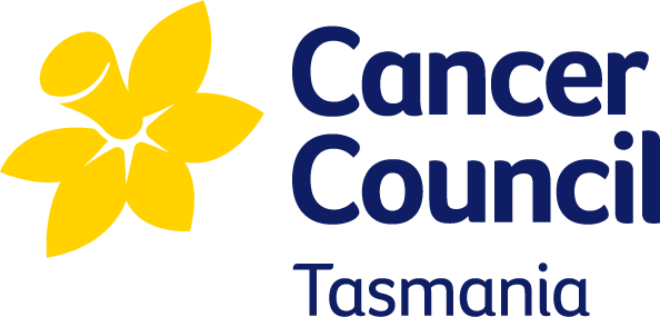 Cancer Council Tasmania logo with yellow daffodil.