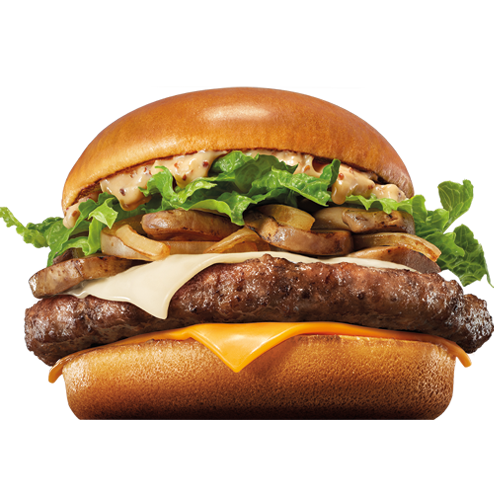 Cheesy Champignon Angus Burger