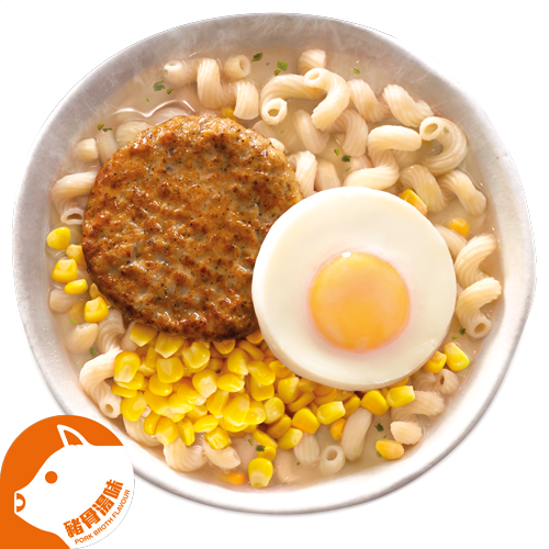 Sausage N' Egg Twisty Pasta (Tonkotsu Flavor)