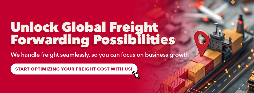 Start optimising your freight cost with us!
