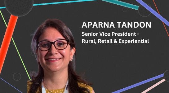 Dentsu - Posterscope India Appoints Aparna Tandon as Senior Vice President - Rural, Retail & Experiential