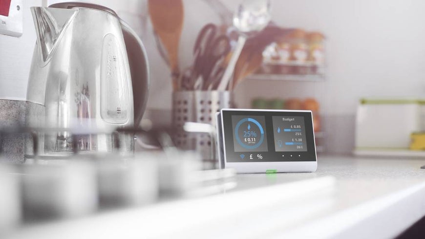 Smart meter for electricity in the kitchen 