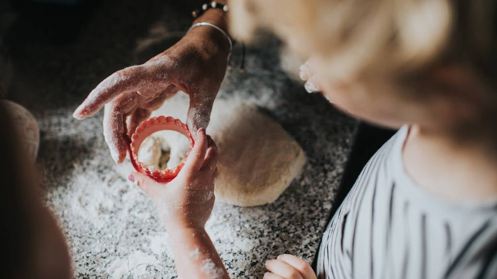 CWA’s Muriel Halsted makes scones