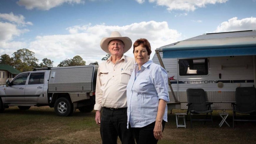 Judy and Erle Williamson travel full-time whilst still finding work all around the country. 