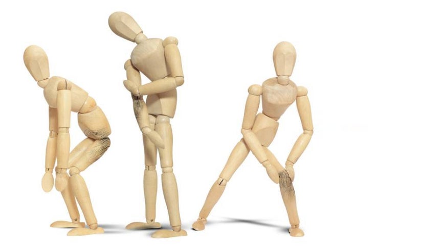 human crash dummies stretching