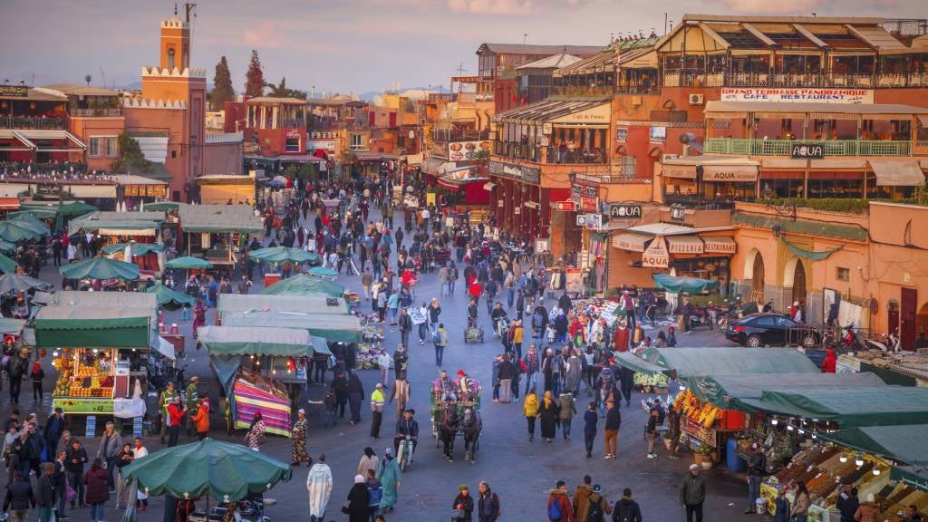 Jemaa el-Fnaa in Marrakesh.