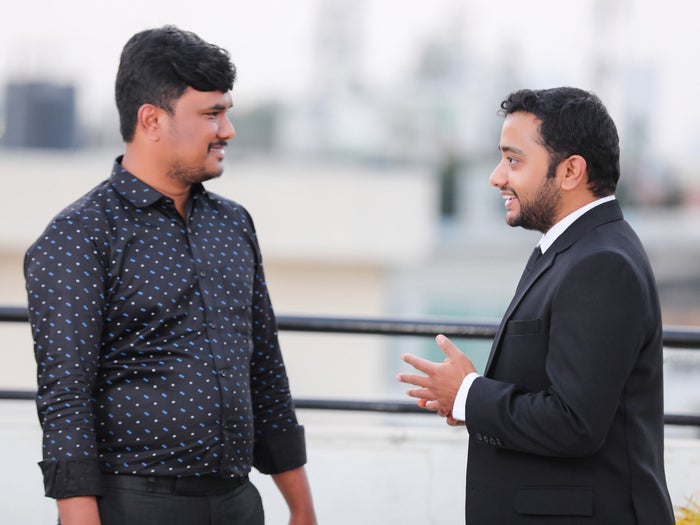 Suresh & Rajath discussing