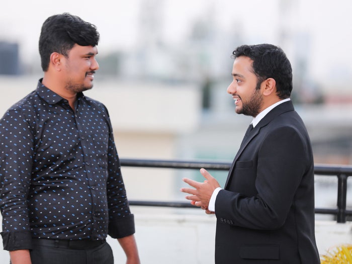 Suresh & Rajath discussing Suresh & Rajath discussing