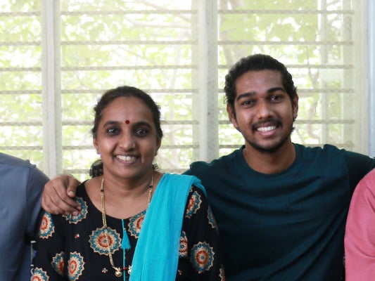 Donor with his family Donor with his family