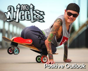 Artwork for track: Positive Outlook by MC Wheels