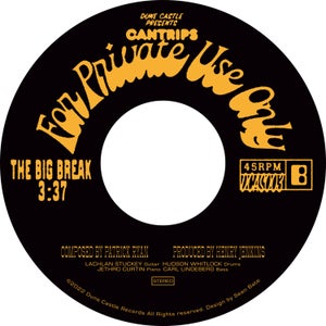 Artwork for track: The Big Break by Cantrips