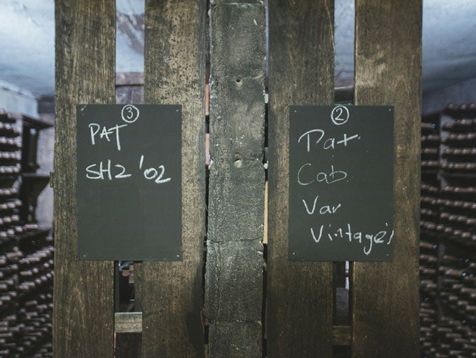 Bottle ageing at Brown Brothers