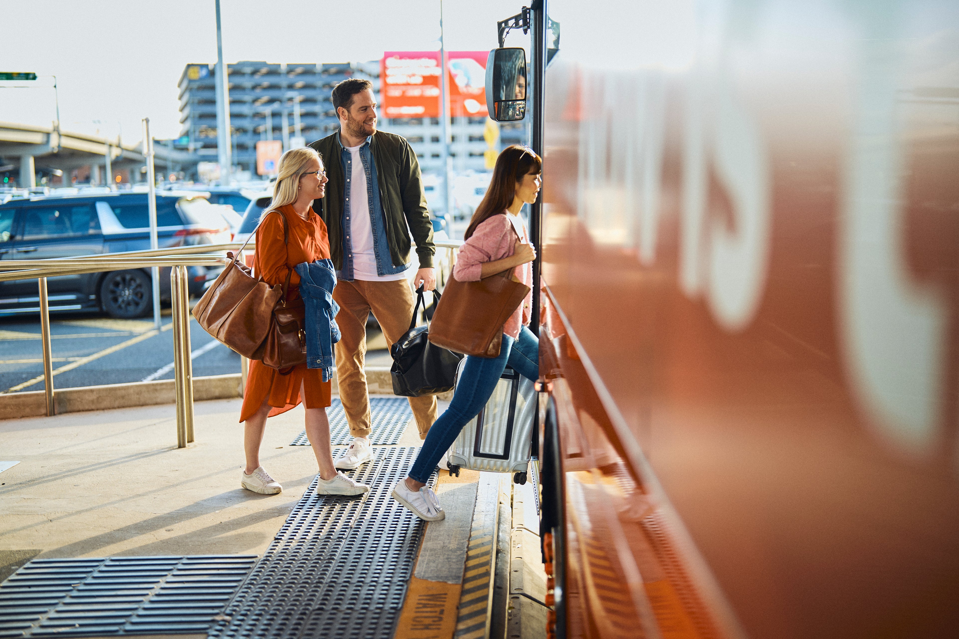 Free 24/7 shuttle every 15 minutes to terminals. With stops outside Terminal 4 and Terminal 1, you'll be at the door in no time.