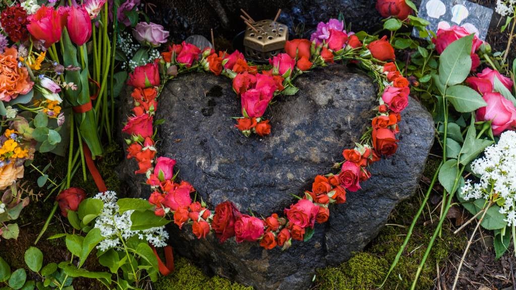 Natural tree burial