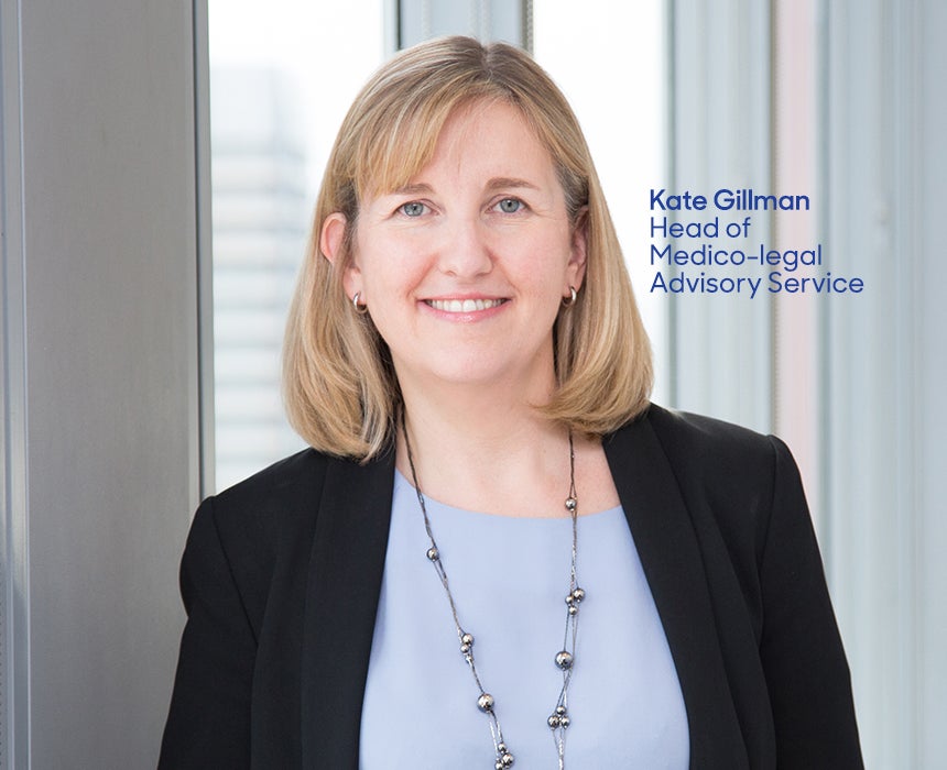 Medico-legal Head of Medico Legal Advisory Service, Kate Gillman