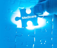 Medicare created a puzzle piece being put into place