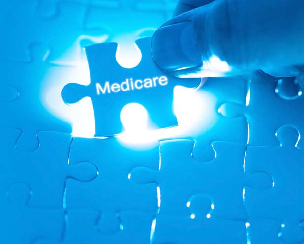 Medicare created a puzzle piece being put into place