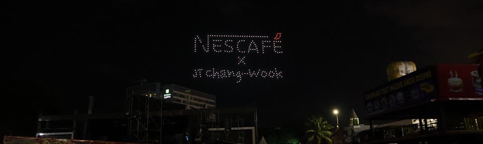 Dentsu Indonesia: "Nescafé Sky Show" featuring Ji Chang-wook Shines Bright at Jakarta Fair Kemayoran