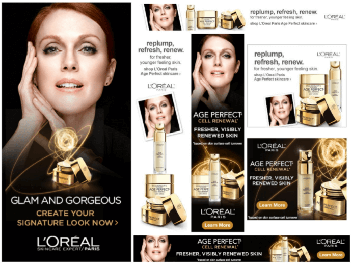 Banner廣告設計範例-L'Oréal