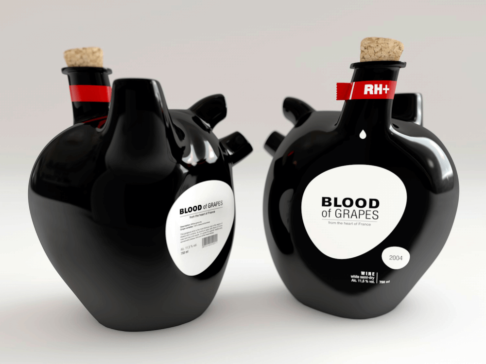 創意包裝設計-葡萄酒瓶