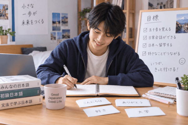 以日常會話為目標設定學習計畫