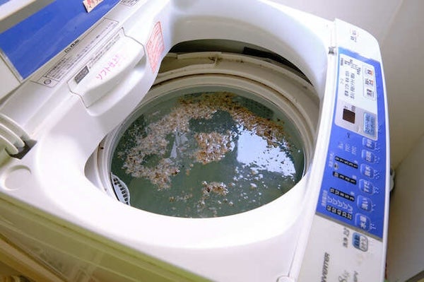 ▲洗衣機使用多年容易累積大量髒污
