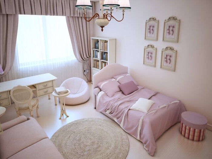 粉紫色房間
